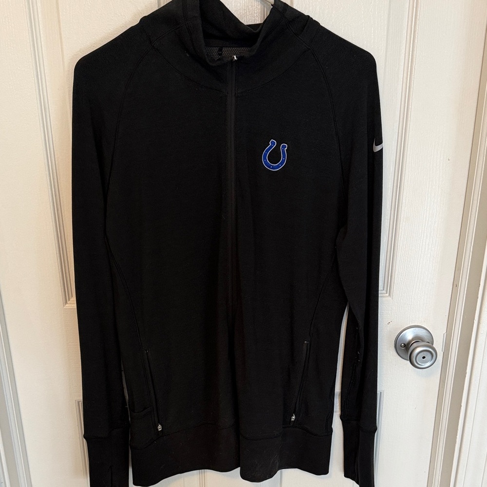 Nike women’s Black Full-Zip Jacket with Colts Logo